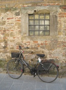 A city bike in Florence, Italy