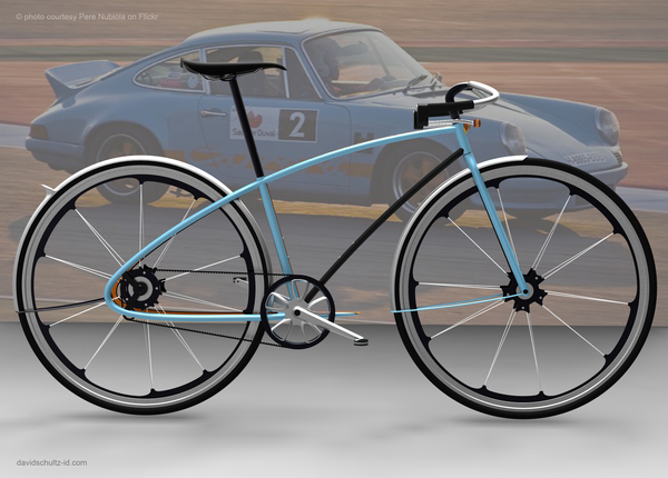 Porsche concept bike designed by David Schultz Not too long ago 