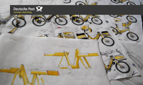 Deutsche-Post-ebike-sketches