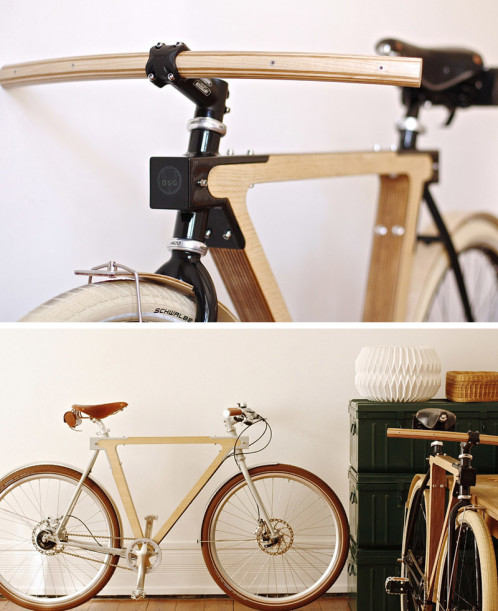 BSG WOOD.B bike design by Thierry Boltz and Claude Saos