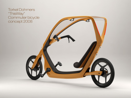 Torkel Dohmers "ThisWay" covered bicycle design