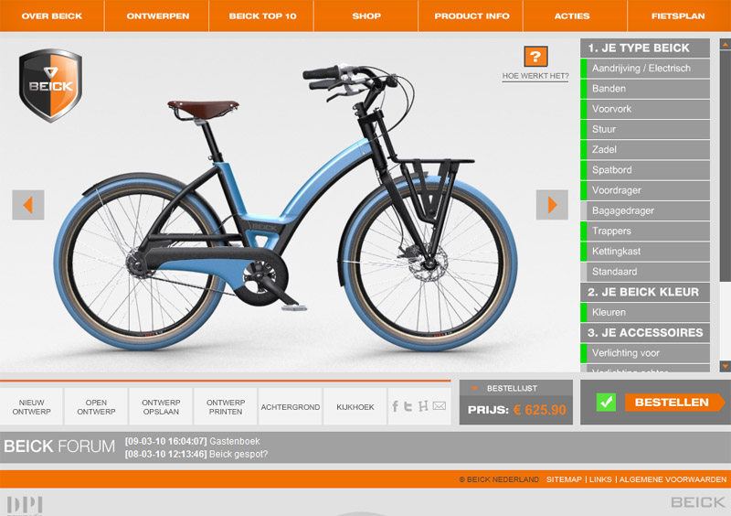 Customized city bikes from Beick