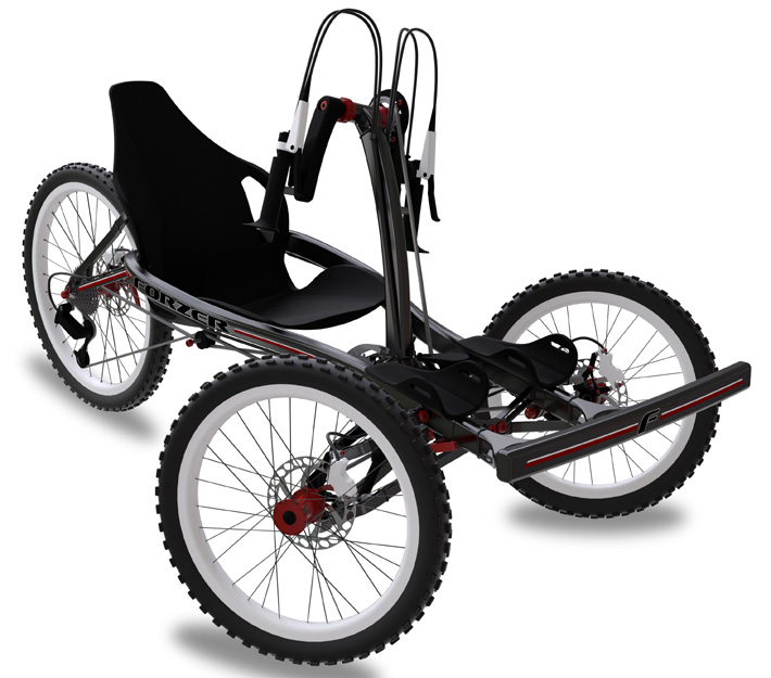 Forzer off-road handcycle by Marius Hjelmervik