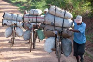 Bike cargo in Africa