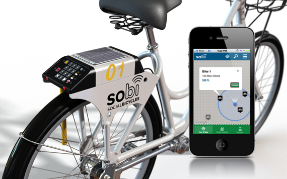 SoBi- a smartphone based bike sharing system