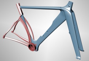 Rael concept bike carbon/titanium frameset