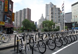 SoBi bike share central hub