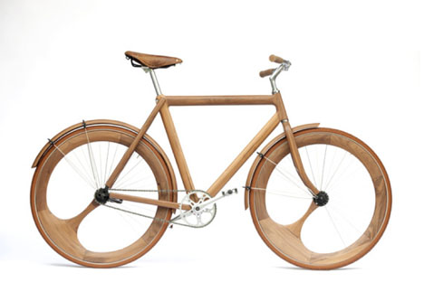 A unique wooden bike and more