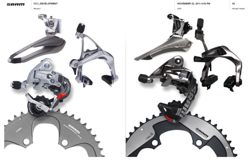 SRAM Red old and new comparision 