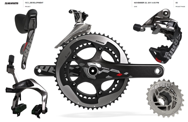 The design of SRAM Red 2012