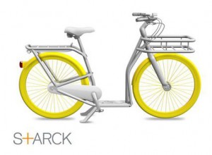 PIBAL town bike design by Philippe Starck 