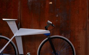 Rollin origami bicycle concept by designer Moritz Menacher
