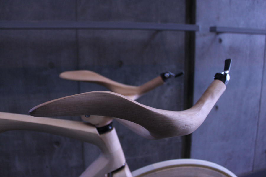 Wooden bike by Yojiro Oshima