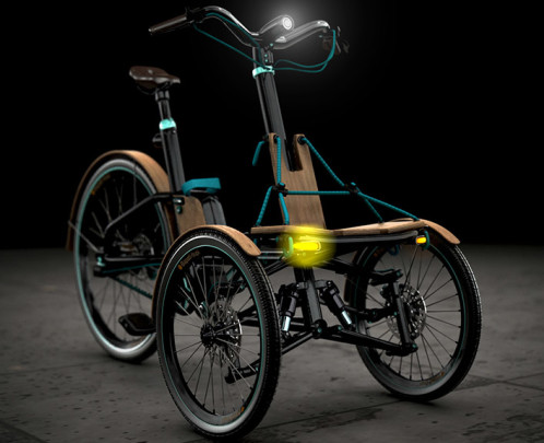 Front lights- Kaylad-e trike concept by Dimitris Niavis