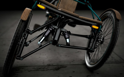 Tilting suspension- Kaylad-e trike concept by Dimitris Niavis 