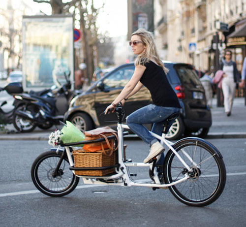 Douze and Kiffy- a pair of French cargo bikes