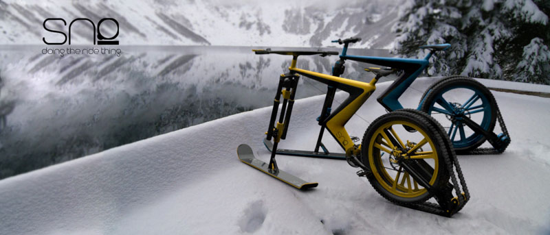 snow bicycle