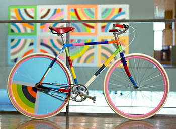 Art bikes by Handsome Cycles at the Minneapolis Institute of Arts